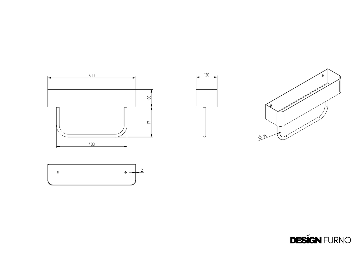 Vannitoa Riiul Becca